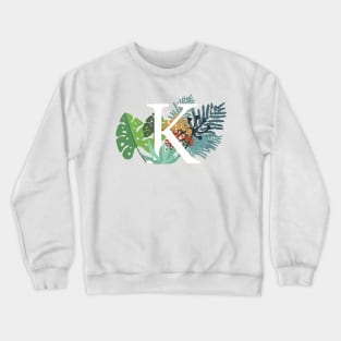 Plant Letter K Crewneck Sweatshirt